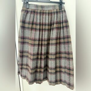 Durumi Plaid Gray Skirt